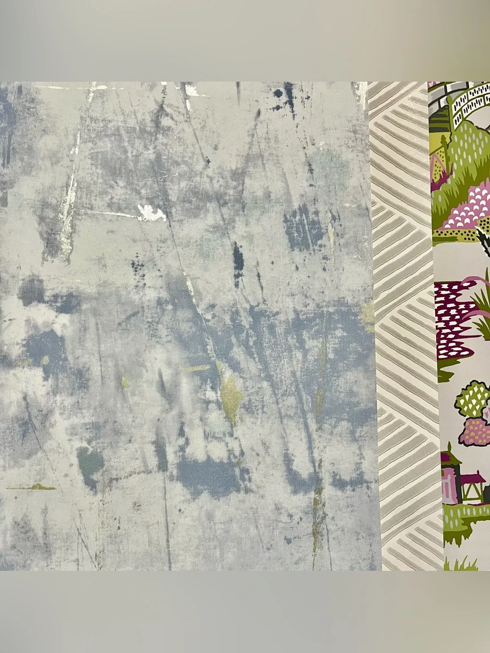 24 Large Assorted Designer Multicolor Wallpaper Sample Sheets Scenic Patchwork